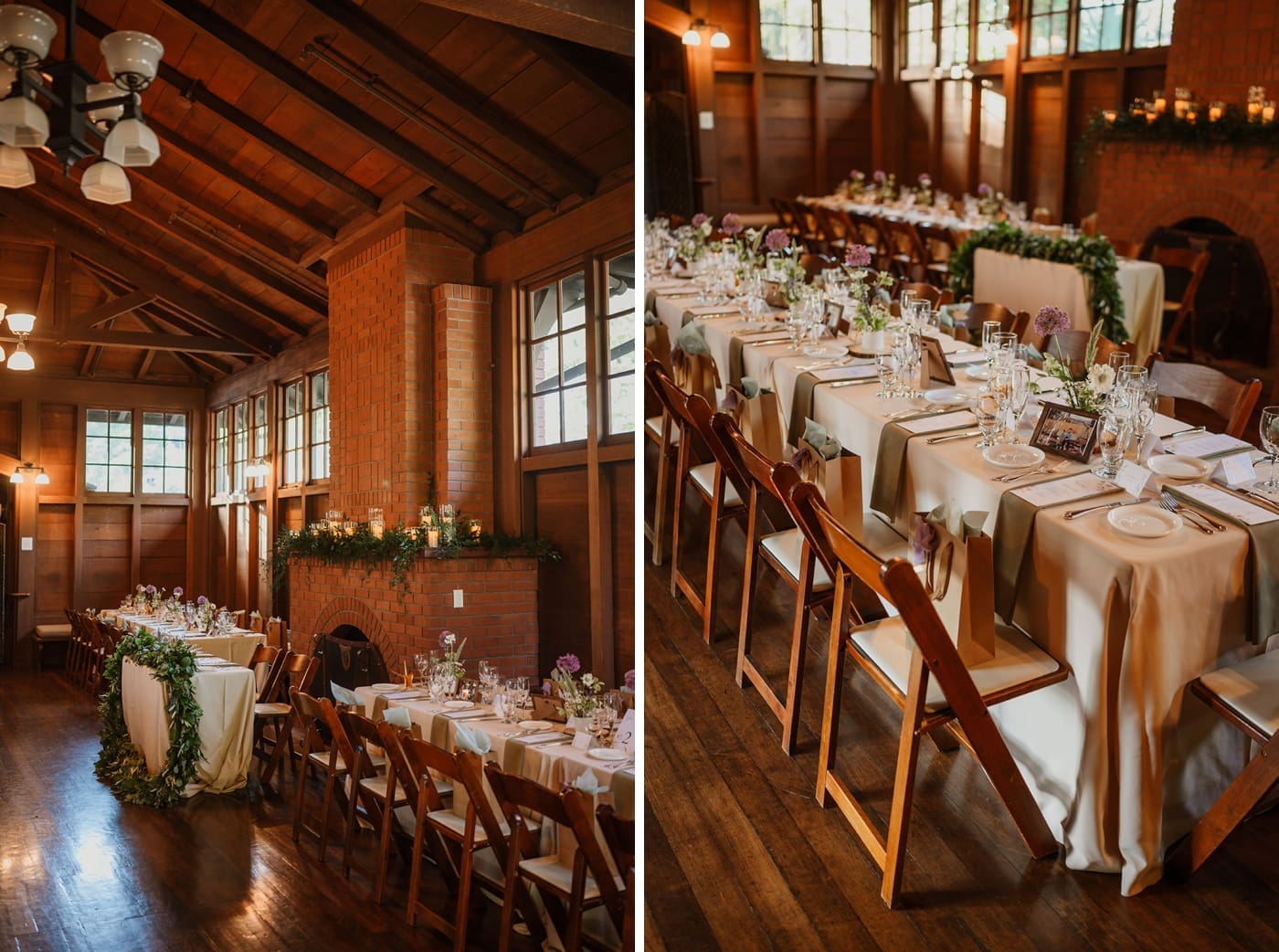 Julia Morgan Hall wedding reception at the UC Botanical Garden