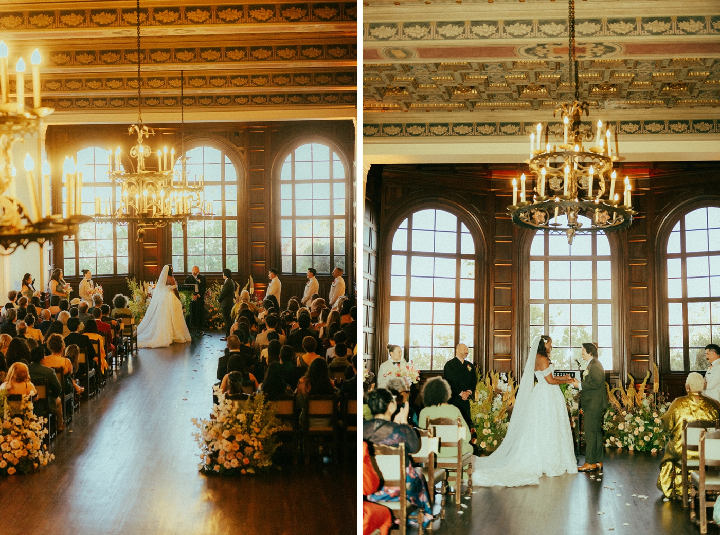 Wedding ceremony at The Ebell of Los Angeles