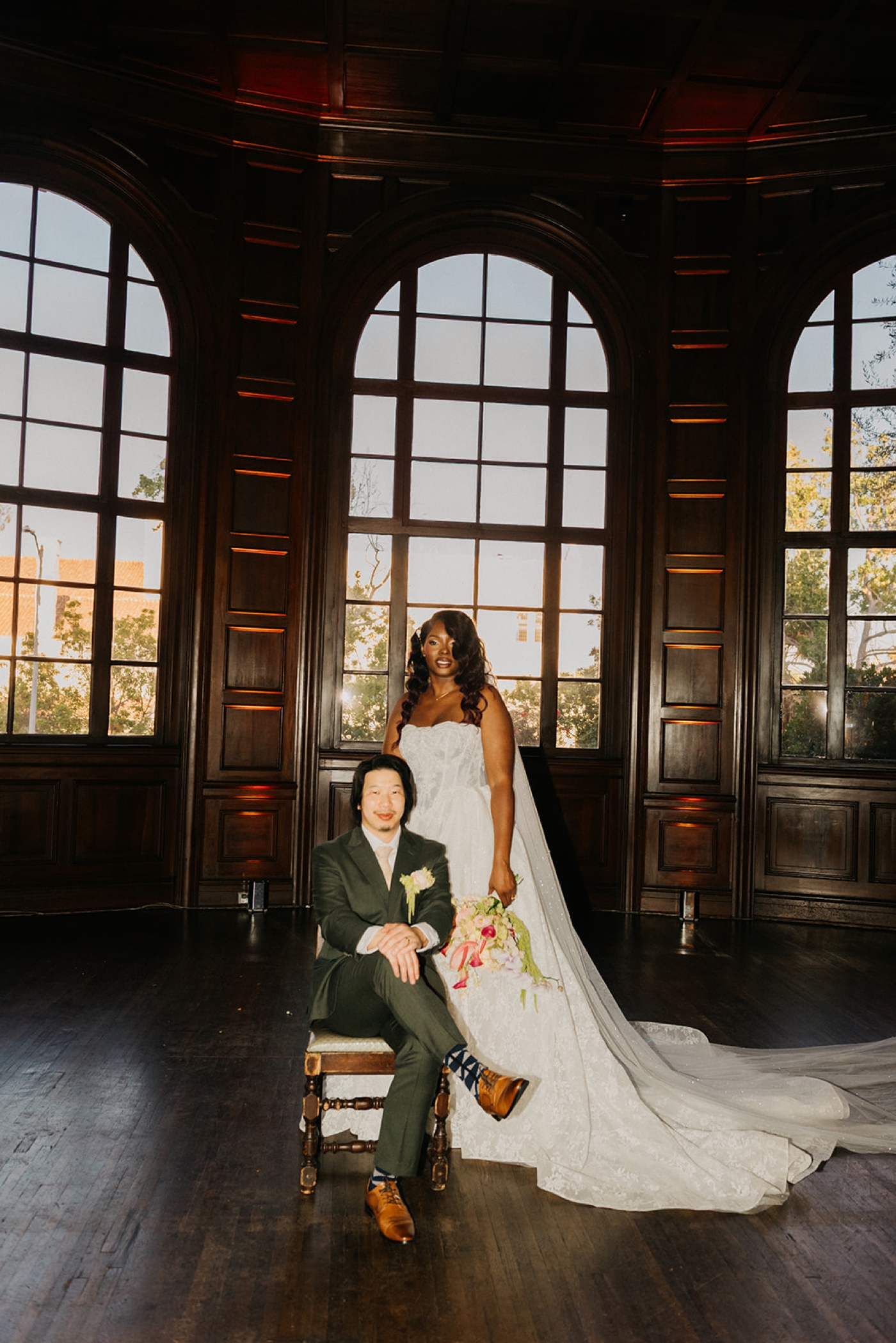 Bridal portraits at The Ebell of Los Angeles