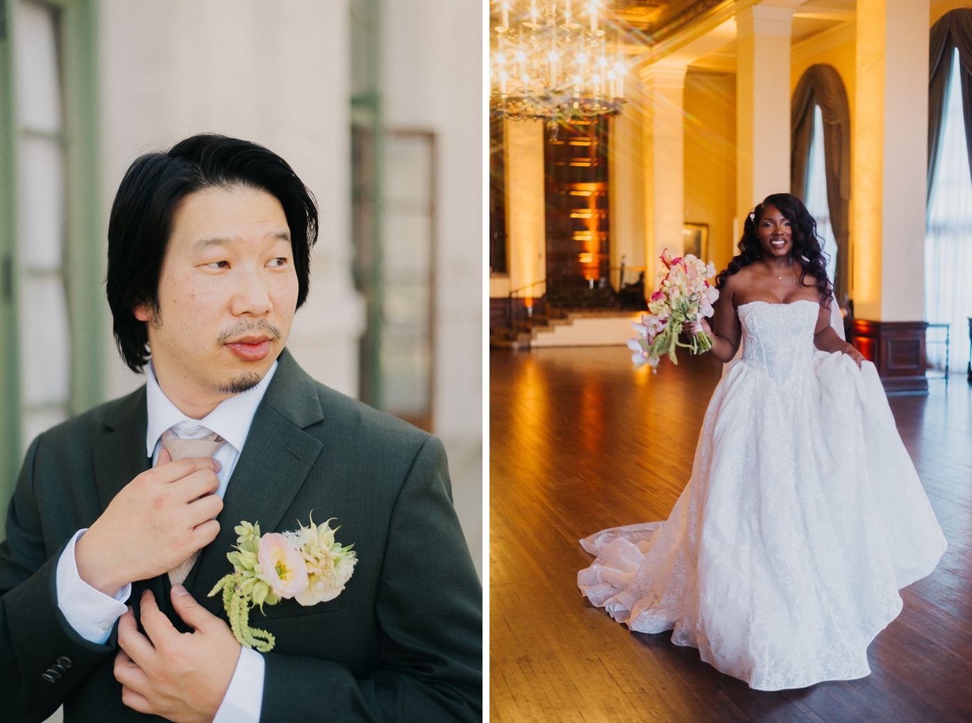 Bridal portraits at The Ebell of Los Angeles